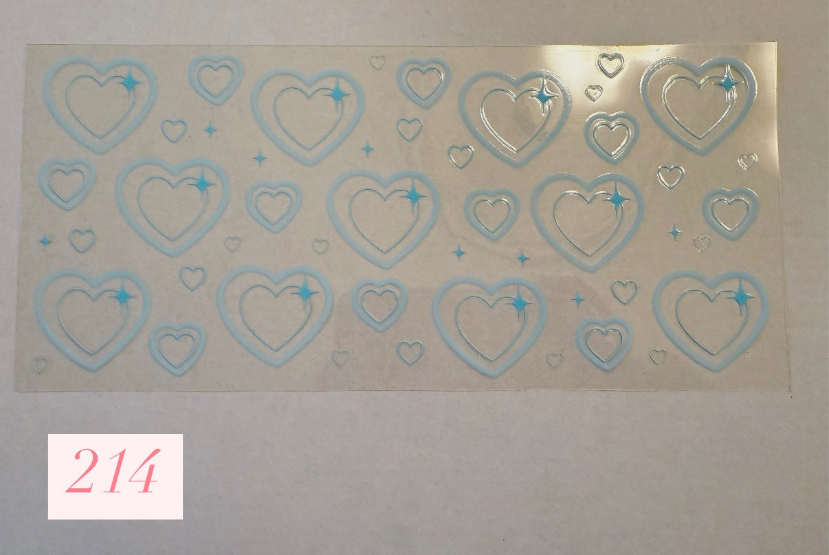 Butterflies, Bows, Hearts and Flowers