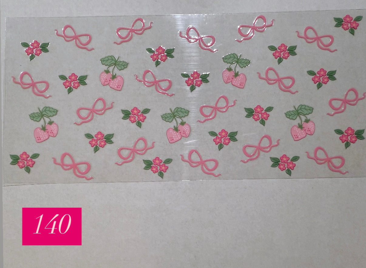 Butterflies, Bows, Hearts and Flowers