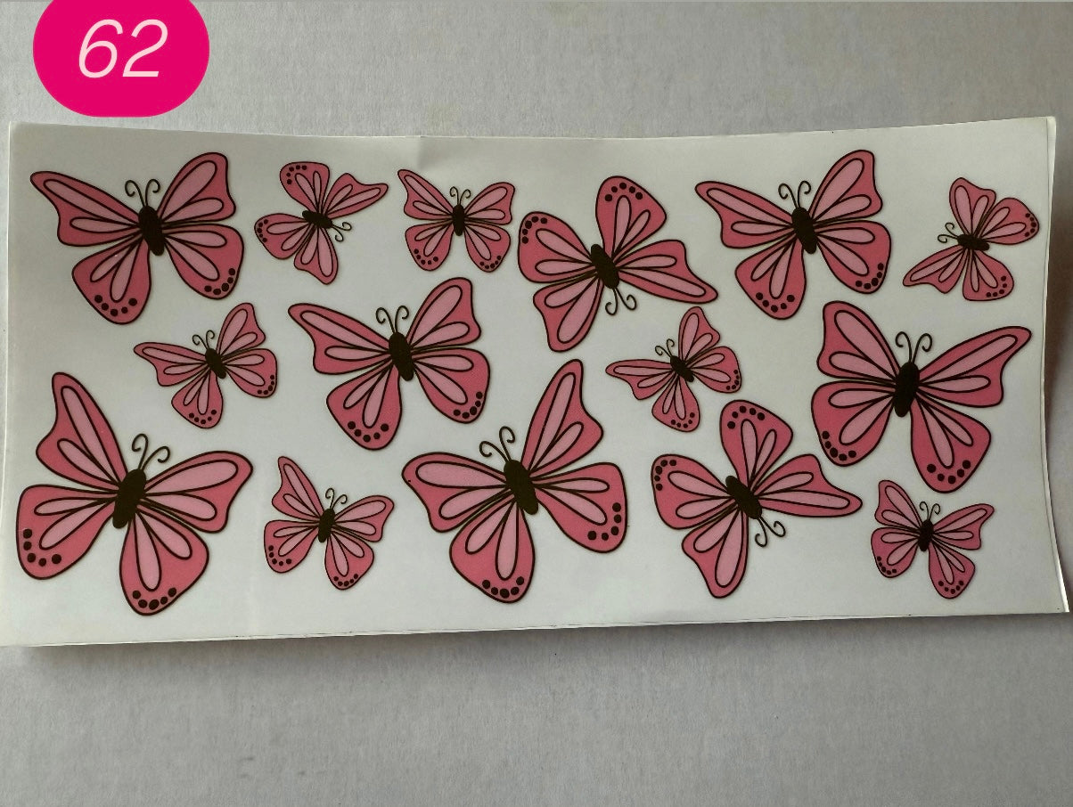 Butterflies, Bows, Hearts and Flowers