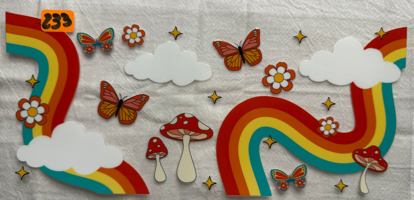 Butterflies, Bows, Hearts and Flowers