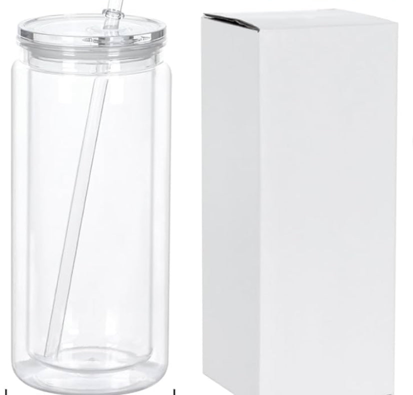 20oz acrylic Snow-Globe cup