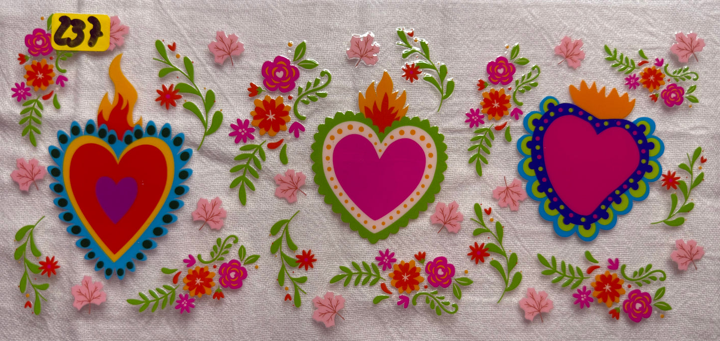 Butterflies, Bows, Hearts and Flowers