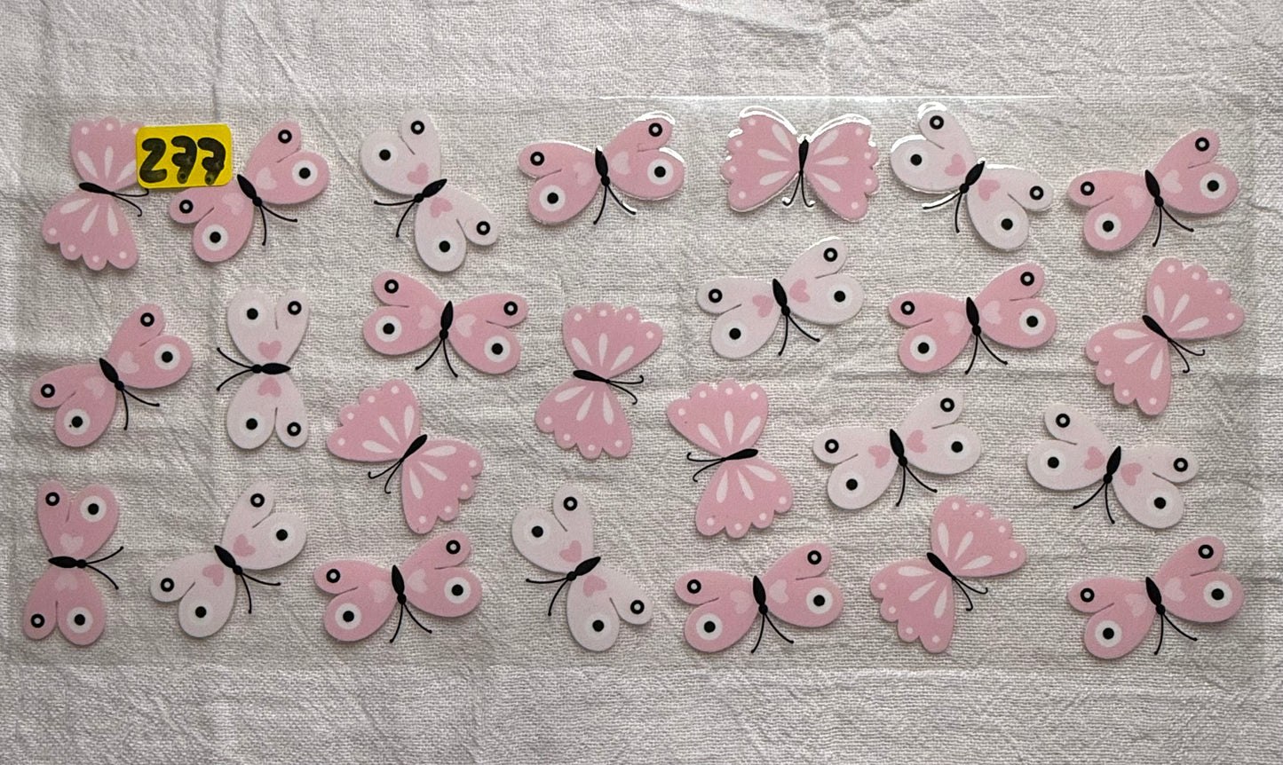 Butterflies, Bows, Hearts and Flowers