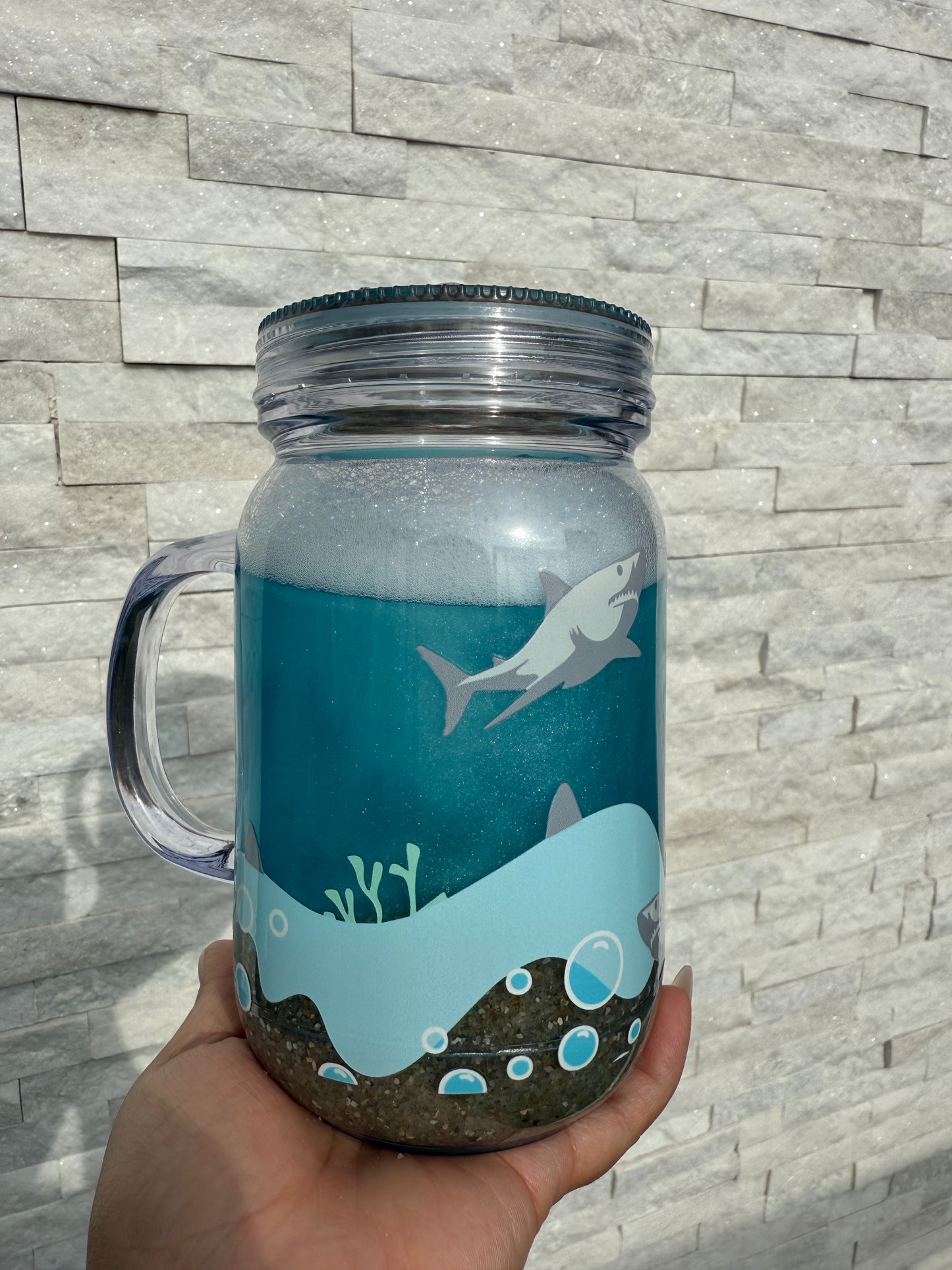 20oz Acrylic mason cup