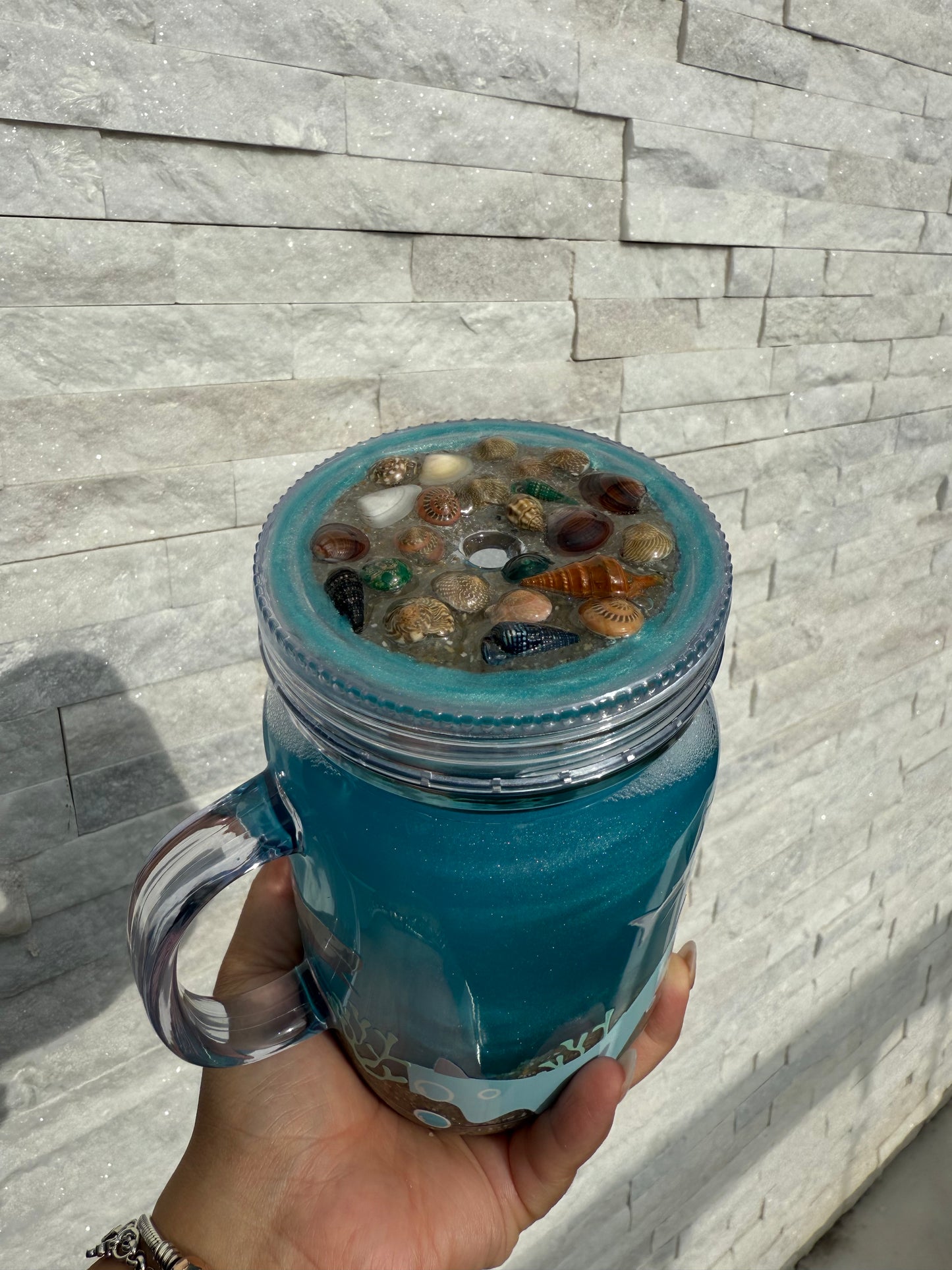 20oz Acrylic mason cup