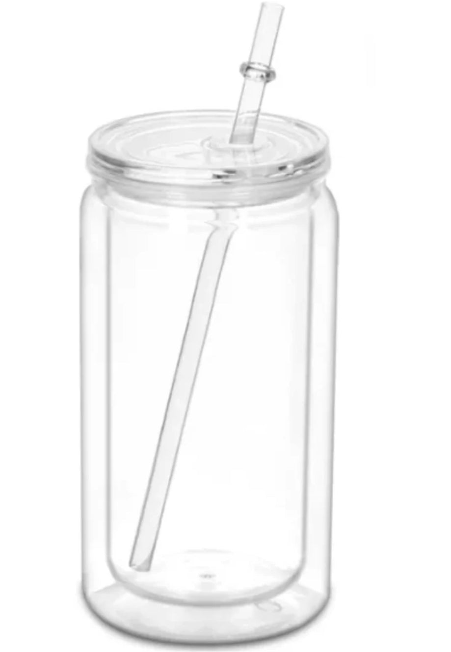 16oz Acrylic Snow-Globe Cup