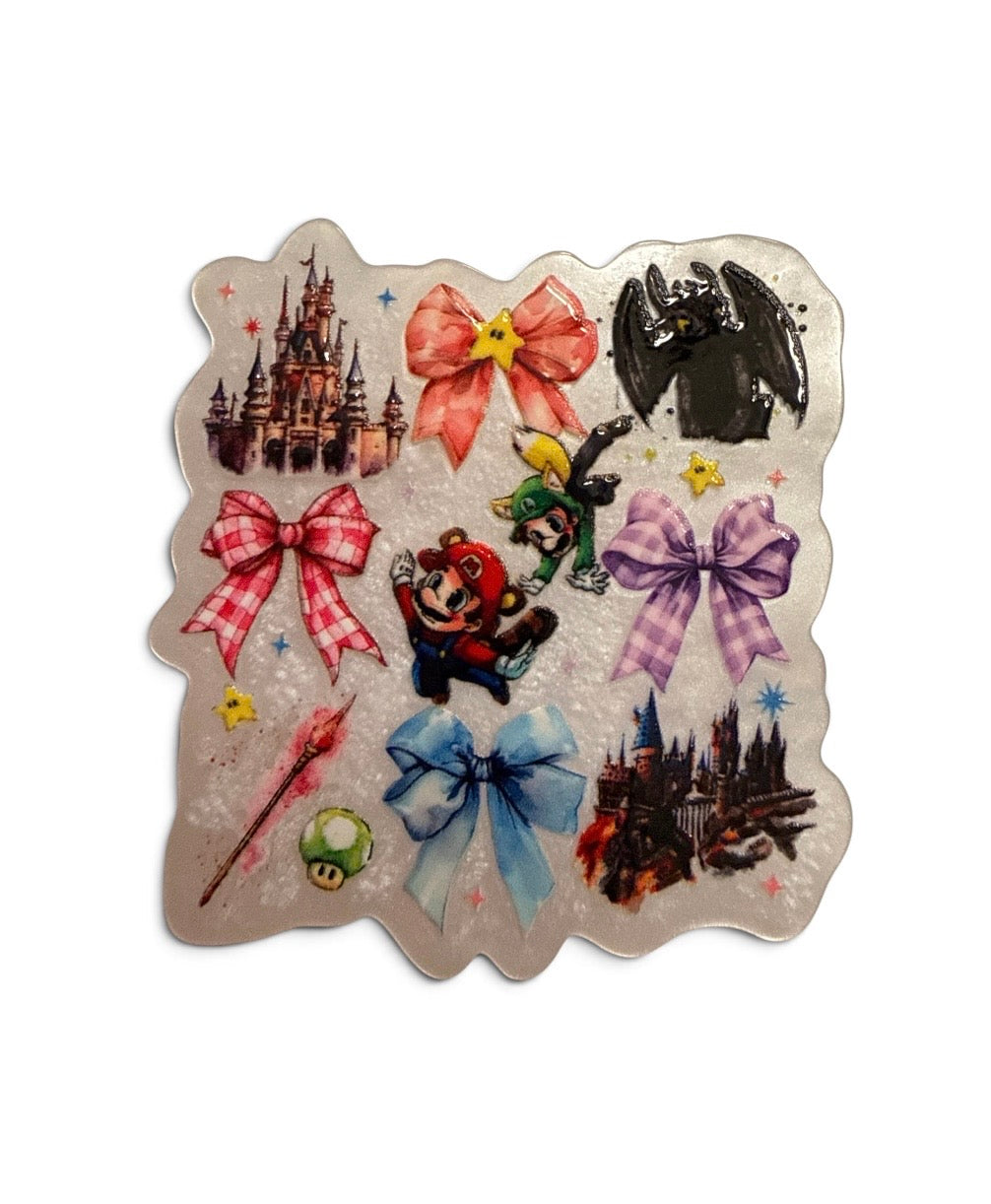 Acrylics Flatbacks and badge buddies sets