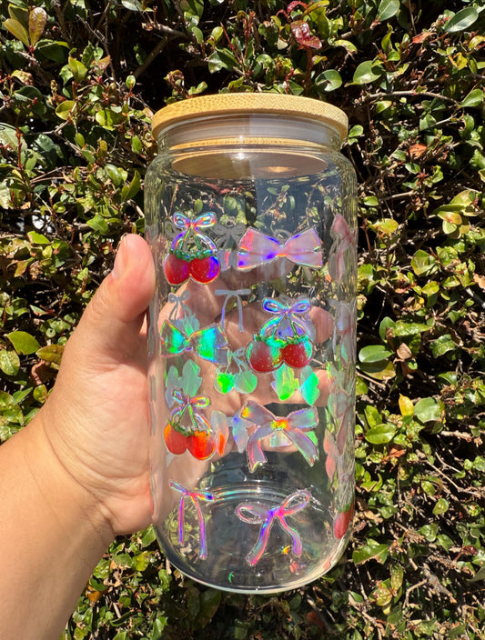 16oz glass cup