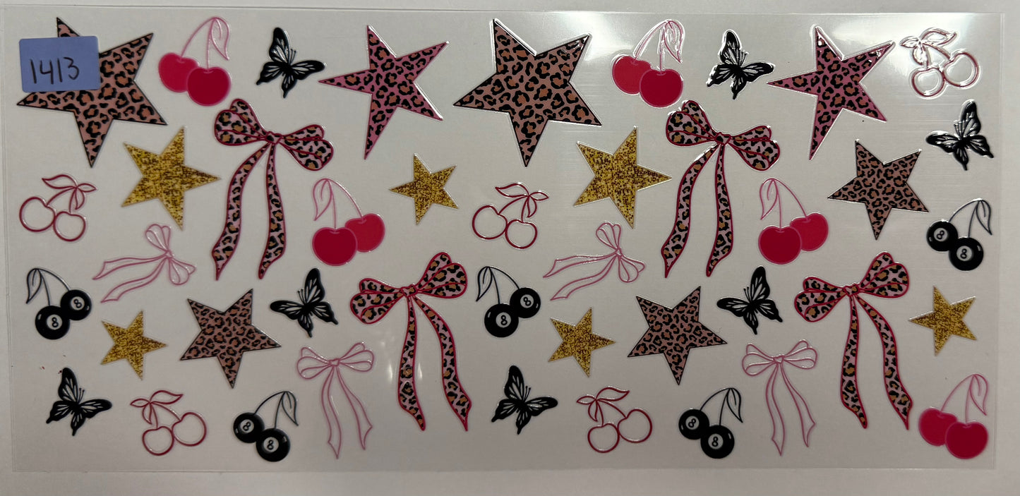 Butterflies, Bows, Hearts  and Flowers #2