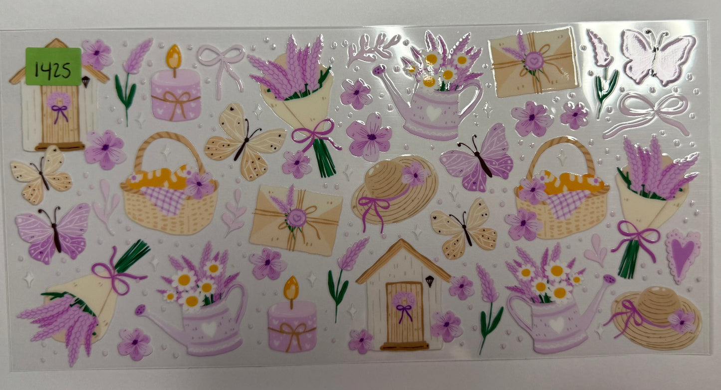 Butterflies, Bows, Hearts  and Flowers #2