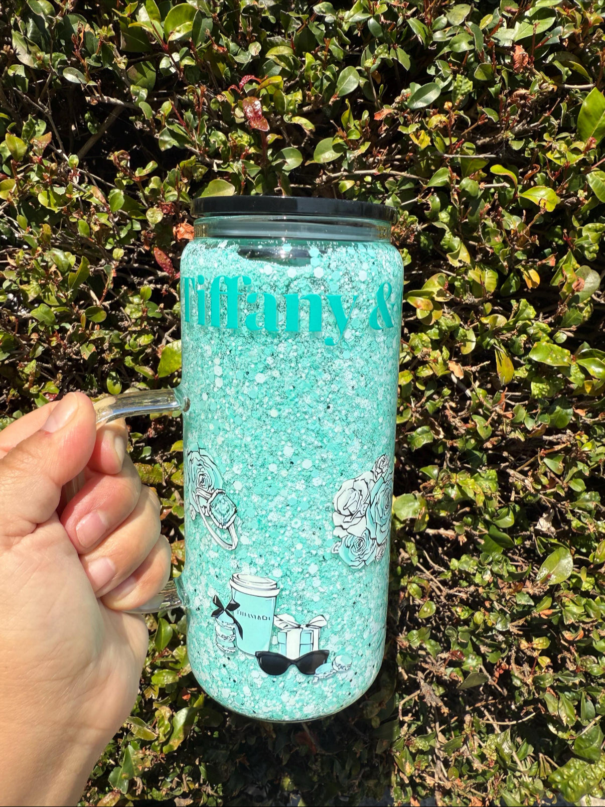 20oz glass cup