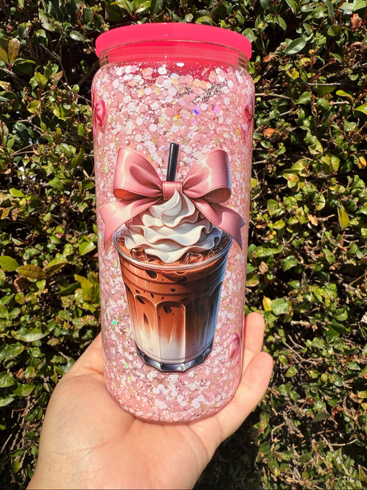 20oz glass snowglobe