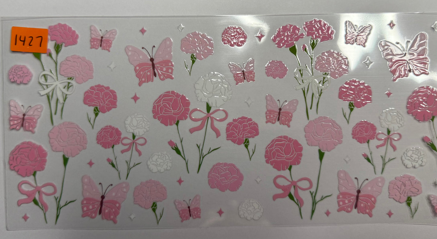 Butterflies, Bows, Hearts  and Flowers #2