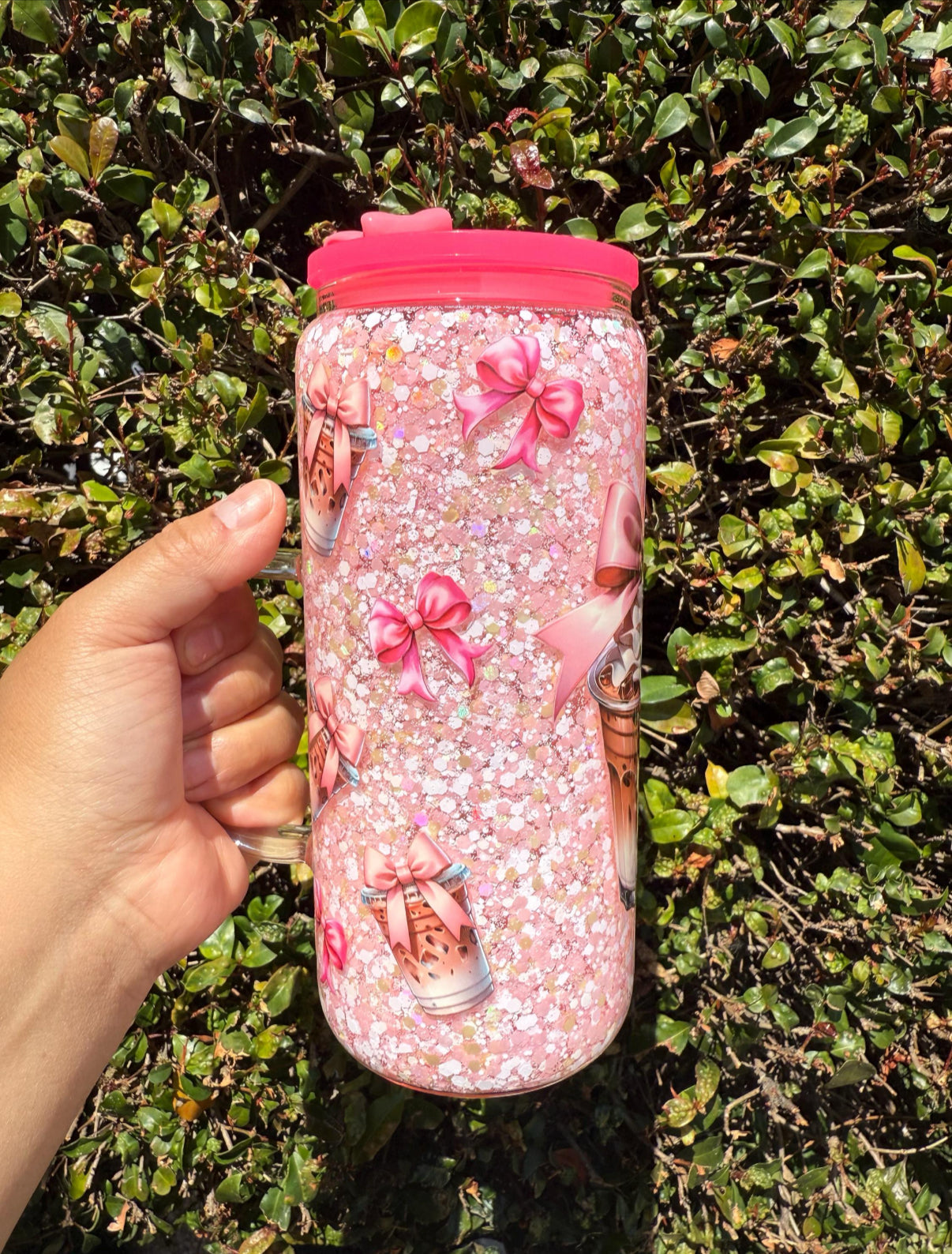 20oz glass snowglobe