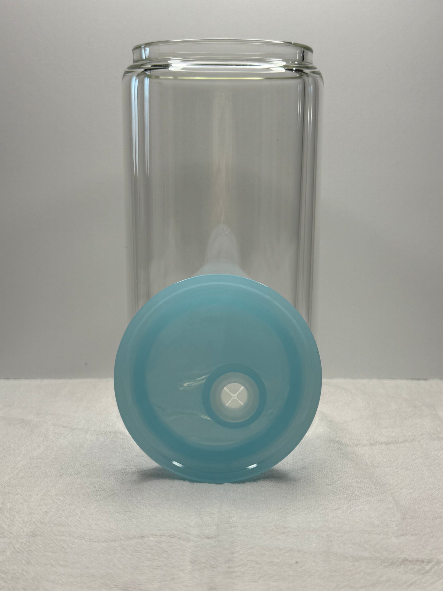 16oz Glass snow-globe cup