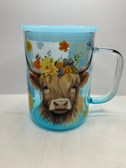 16oz Glass mug