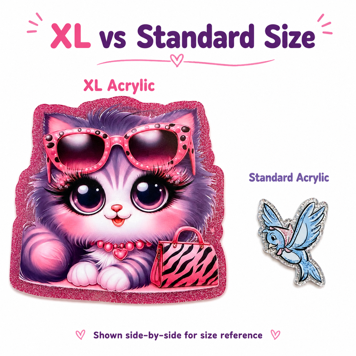 Acrylics Flatbacks and badge buddies sets