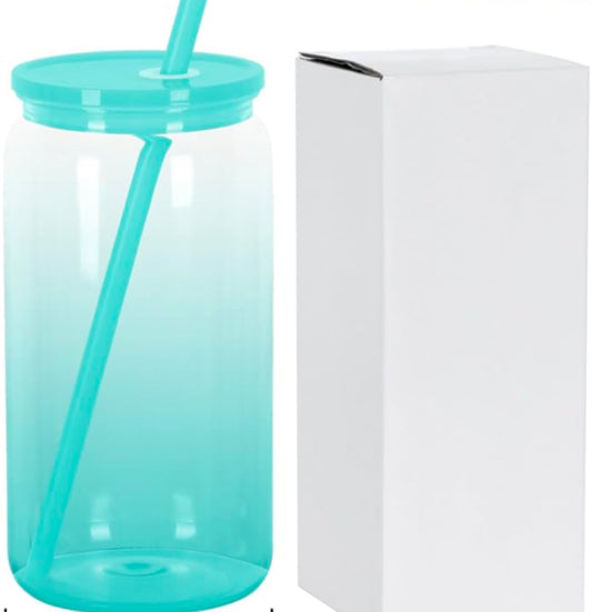 16 Oz Acrylic Plastic Tumbler with color straw and color lid